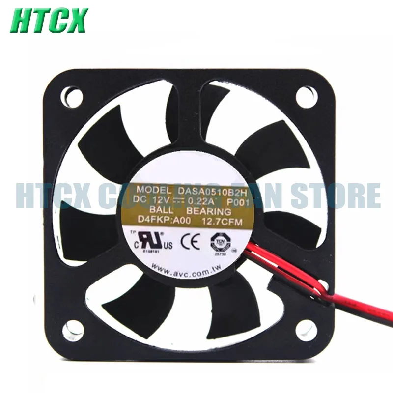 New DASA0510B2H 5010 0.22A DC12V 50*50*10mm4-Wire Square Server Cooling Fan