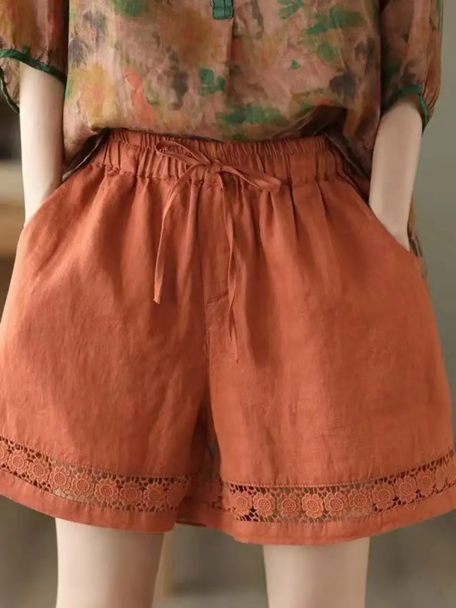 shorts-femininos-de-linho-soltos-verao-2026-com-cintura-elastica-renda-vazada-calcas-casuais-de-perna-larga-com-bolso-e-detalhe-de-lenco