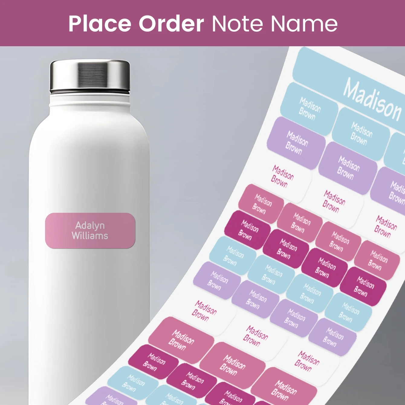 

120 шт. наклейки с именем на заказ, 2 листа, водонепроницаемые этикетки для школьных принадлежностей, одежды, ланч-боксов, бутылок с водой, детского сада