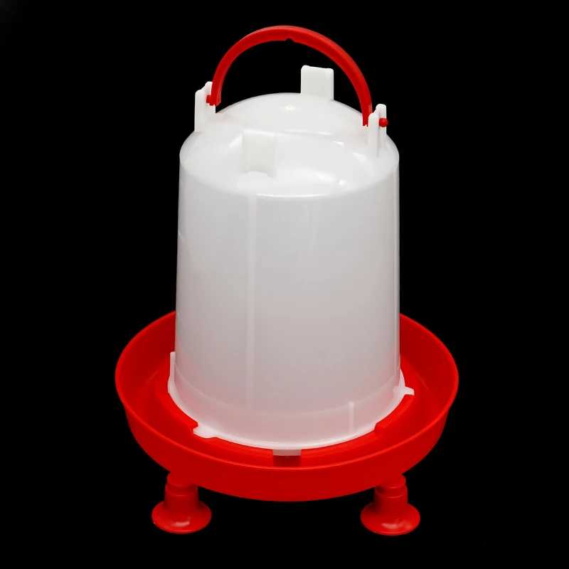Automatic Chicken Drinking Goblet Bucket 3L Capacity Plastic 4