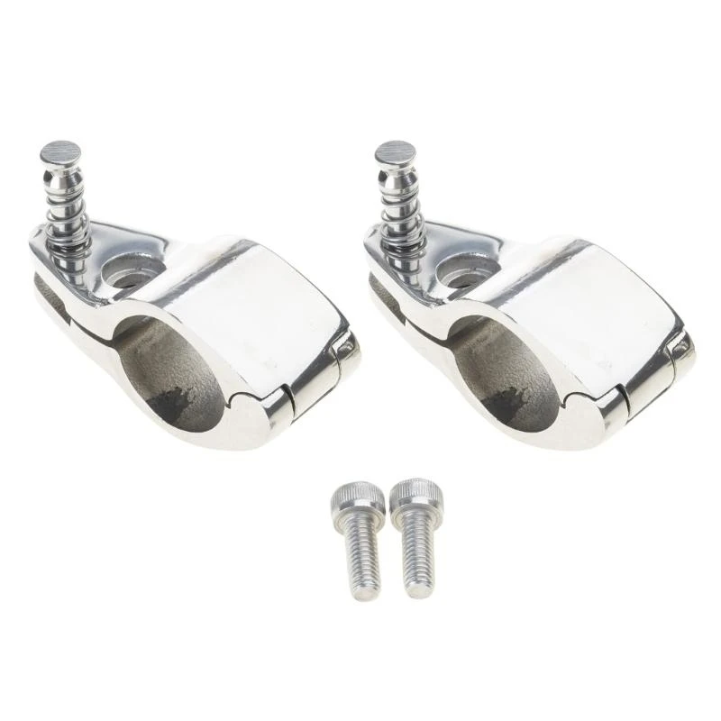 

A2BF 2 Pack Quick Release Boat Bimini Top Tube Clamps for Pipe Marine Canopy Hardware
