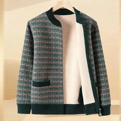 Elderly Women's Jacket NEW Spring Autumn Cardigan L-5XL Large Size Middle-aged Mother Short Zipper Fleece Coat Grandma Outwear