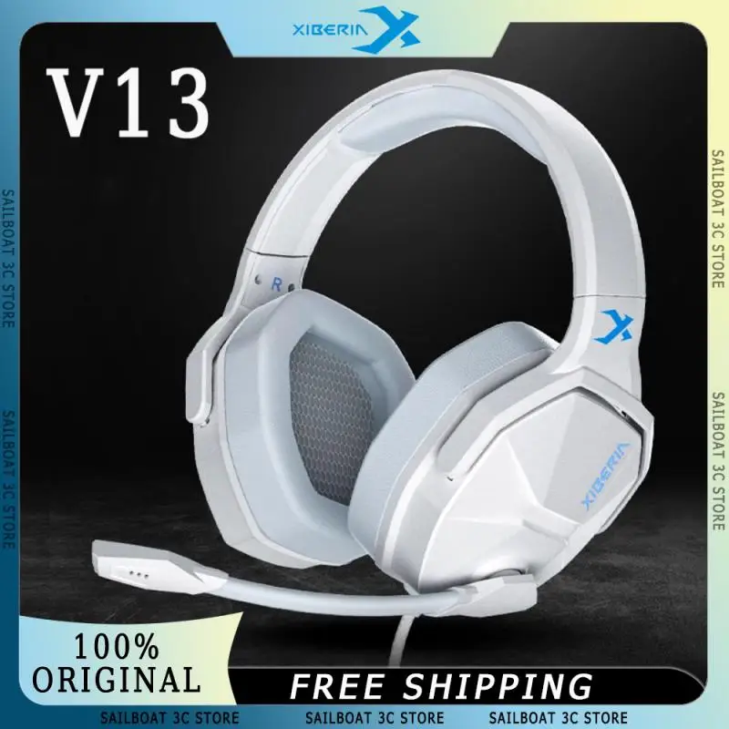 

XIBERIA V13U Wired Headphones With Mic 7.1 Stereoscopic Surround Sound Comfortable Ergonomic Custom E-sports Gaming Headphones