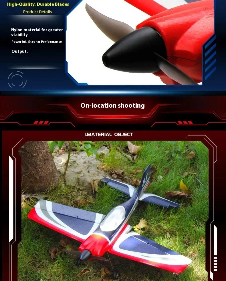 58CM Large Brushless Motor Fixed Wing Glider Plane 3D/6G Remote Control Aircraft 2.4G Brushless Motor Fighter Model Toy