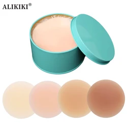 Ultra Thin Reusable Nipple Covers Stickers For Brown Skin Adhesive Silicone Breast Lift Pads Pasties Invisible Bra Boob Tape