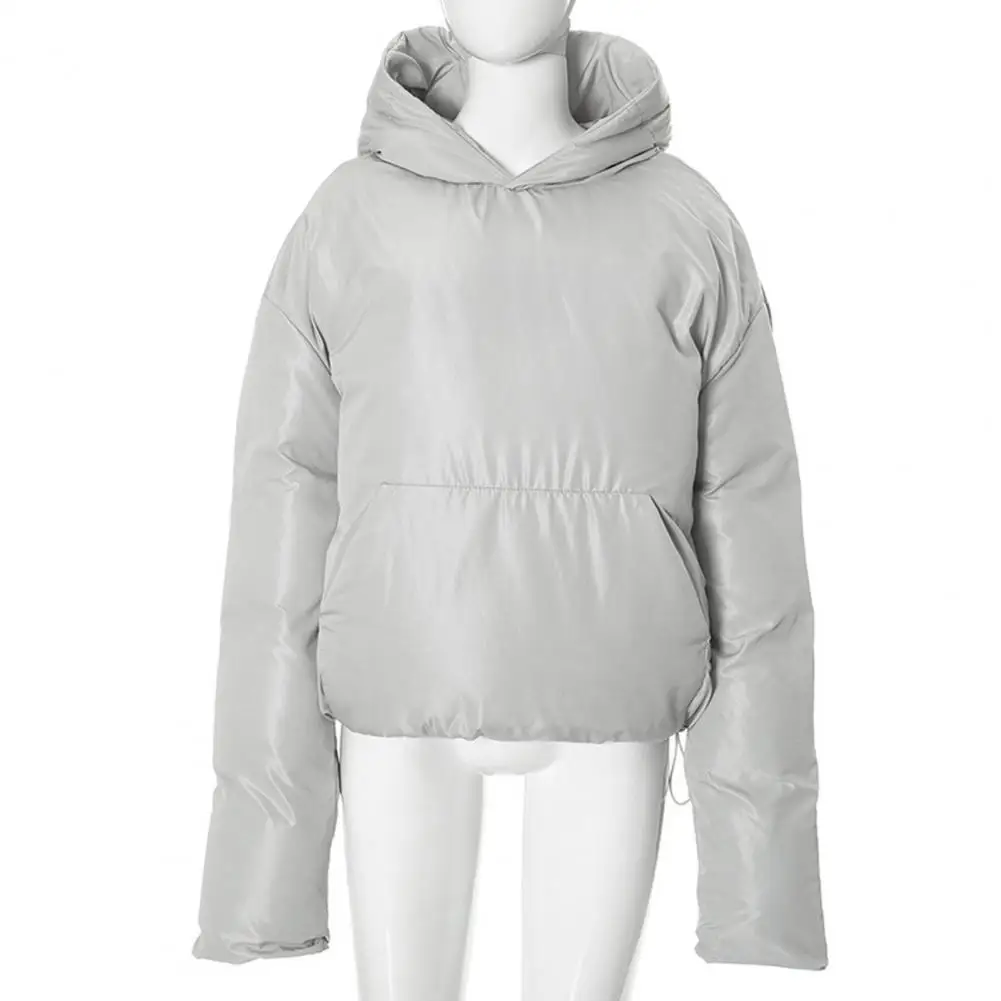 Women Cotton Coat Windproof Winter Cotton Coat with Heat Retention Hooded Pullover Jacket for Women Thick Padded Design with Big