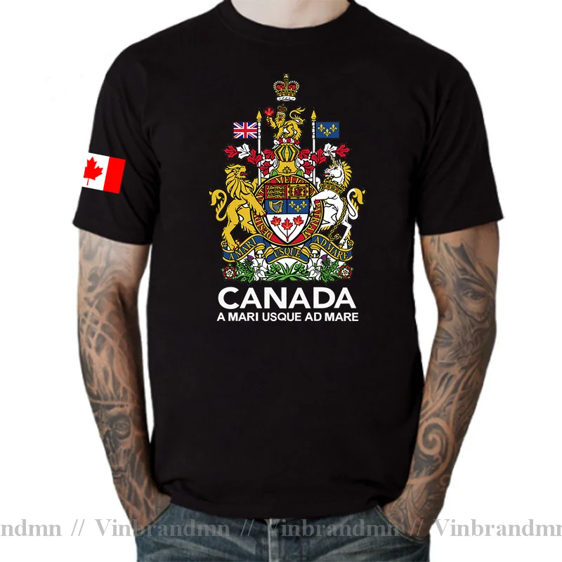 Canada Canadians t shirt men jerseys tops t-shirts 100% cotton nation team meeting fans streetwear fitness clothing homme CAN