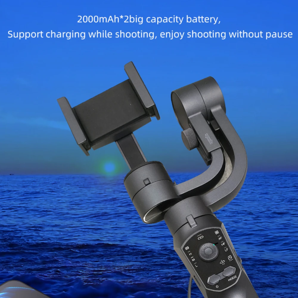 Newest 3-Axis Handheld Gimbal, Optional  Smart Tracking, Smartphone Stabilizer Auto Shot Panoramic Photos