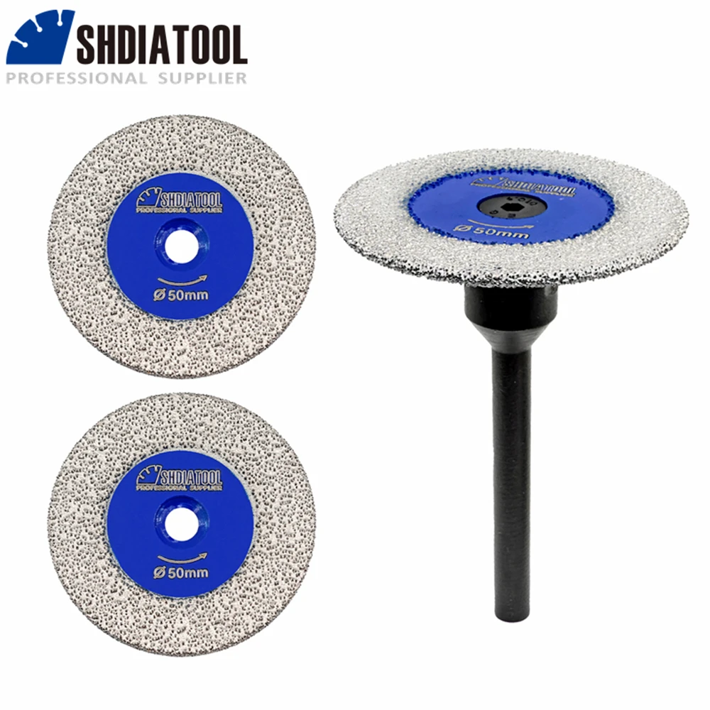 

SHDIATOOL 30/40/50mm Diamond Carving Saw Blade Cutting Disc Porcelain Granite Marble Quartz Round Shank Mini Engraving Cutter