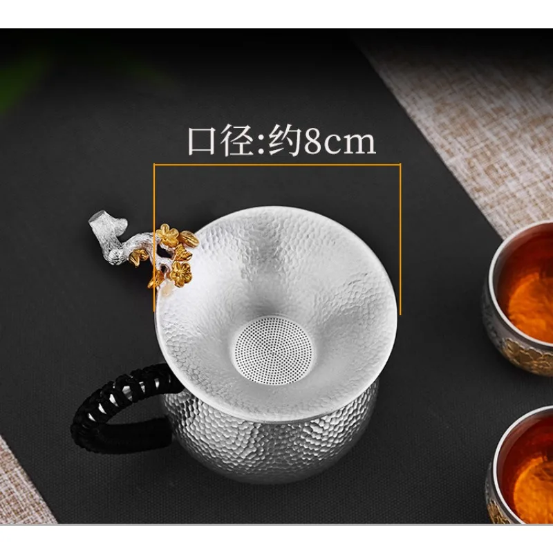 Утечка чая из стерлингового серебра