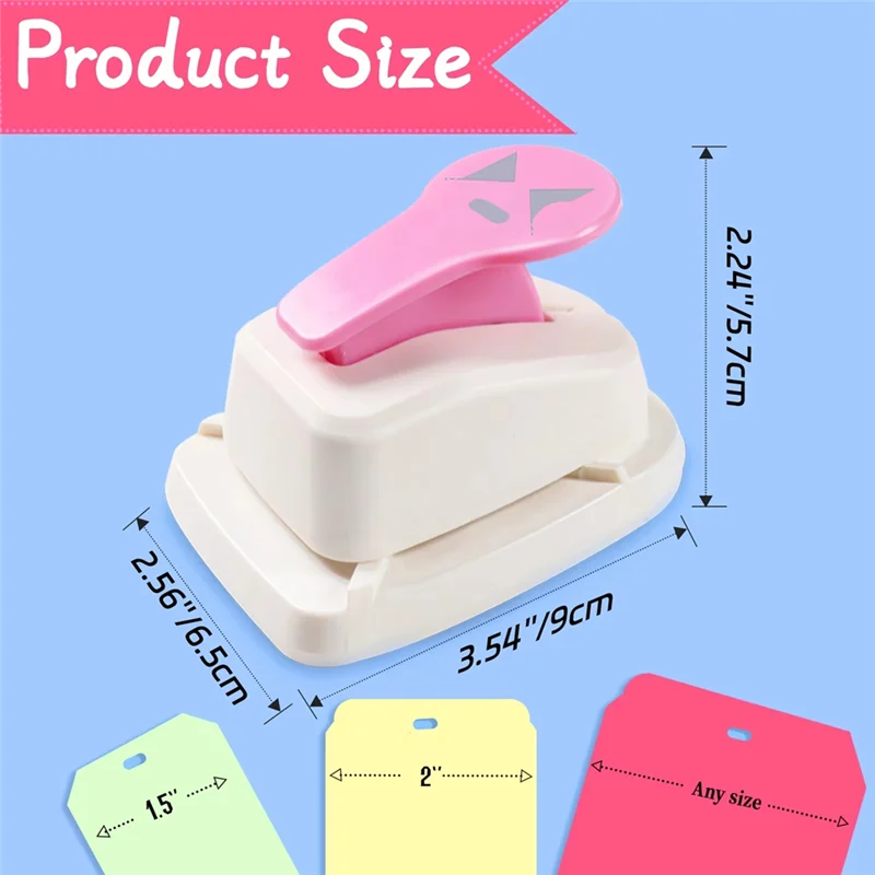 Угловой дырокол, резак для бумаги, 3 в 1, устройство для изготовления этикеток с отверстиями любого размера, бирка для изготовления карточек