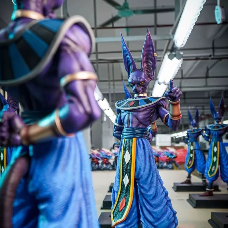 

Handmade 53cm Dragon Ball Action Figure - Brother JT Bilus 2% Destruction God Anime Statue Trendy Ornament Collectible Gift