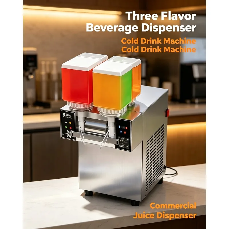 For 110V 1200W Commercial 4-barrel Snowflake Ice Maker, Stainless Steel Electric Snow Ice Shaver Machine for Dessert Shop