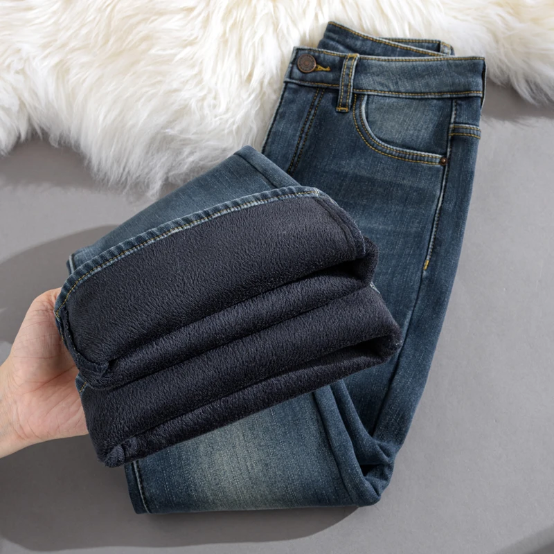 Jeans For Woman Y2k Pants Gray Stone Flared Stretch Winter 2025 Retro High Waist Horse Hoof Trousers Wide Leg Bell Bottom