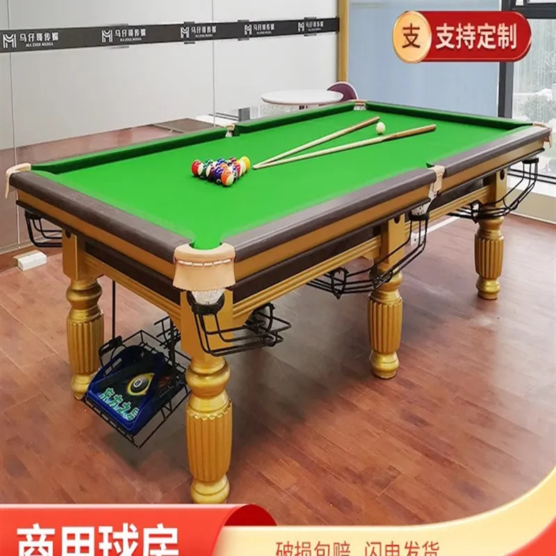 Billiards table Chinese American black eight household ball hall club high-end club dedicated adult standard pool table