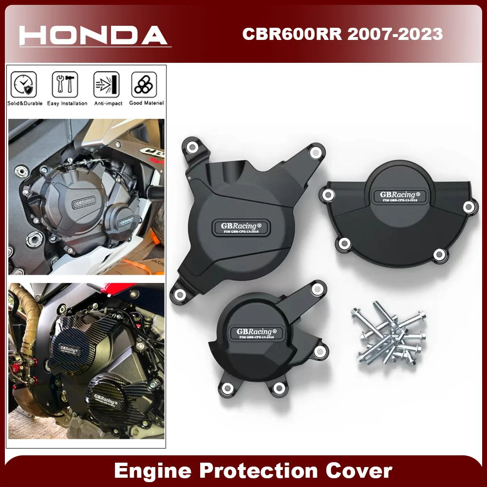 

For HONDA F5 CBR600RR 2007-2023 GBRacing Motorcycle Engine Protect Cove Body & Frames Clutch Pulse Protection Cover Parts