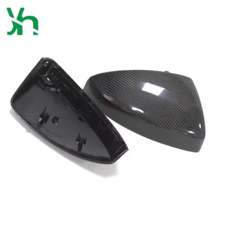 مناسبة لأودي R8(2016-)TT (2015-) TTS (2016-)TTRS (2016-) غطاء مرآة من ألياف الكربون الجافة لاستبدال غطاء مرآة الرؤية الخلفية #2