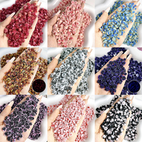 50pcs Random Mixed Resin Rose Flower Nail Art Charms DIY Kawaii White Pink Flowers Nail Art Decorations Manicure DIY Crafts