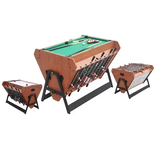 

for 3 in 1 4FT Multi Functional Games Billiard Pool Table/Air Hockey Table/Soccer Football Game Table