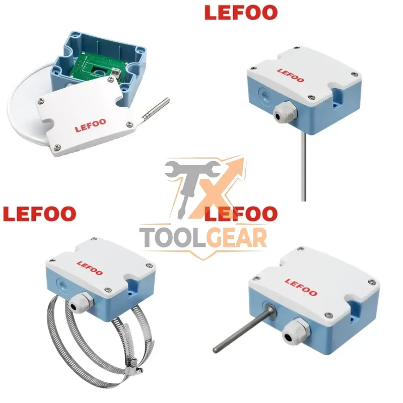2026hotsale* LEFOO Split Type 4-20mA /0-10v/pt100 Temperature Sensor Transmitter for Temperature Monitoring
