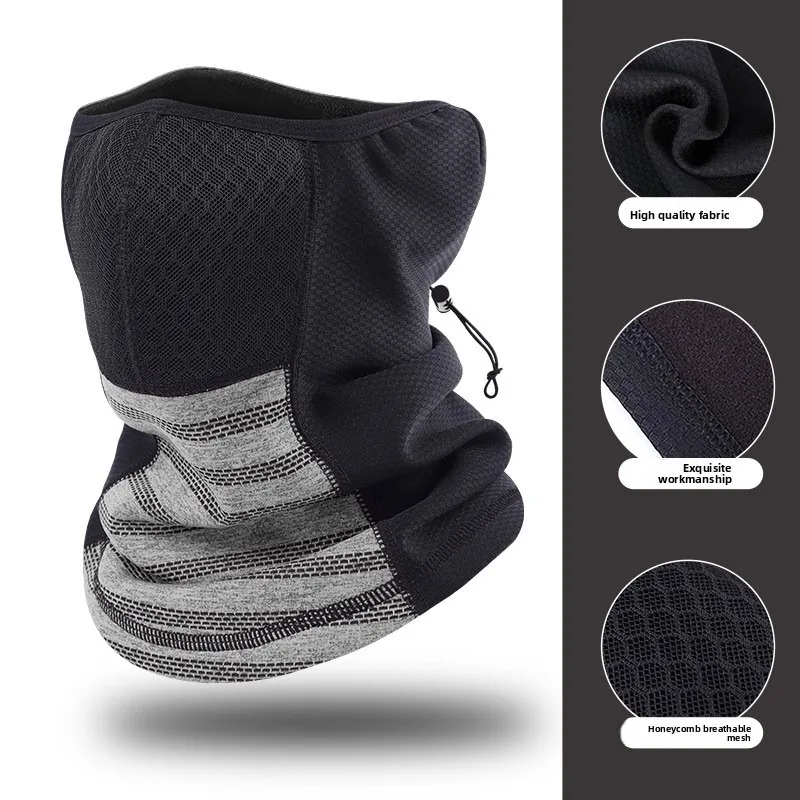 Autumn Winter Cycling Headscarf Neck Cover Outdoor Sports Scarf Thickened Face Protection Ear Warmer Windproof Unisex