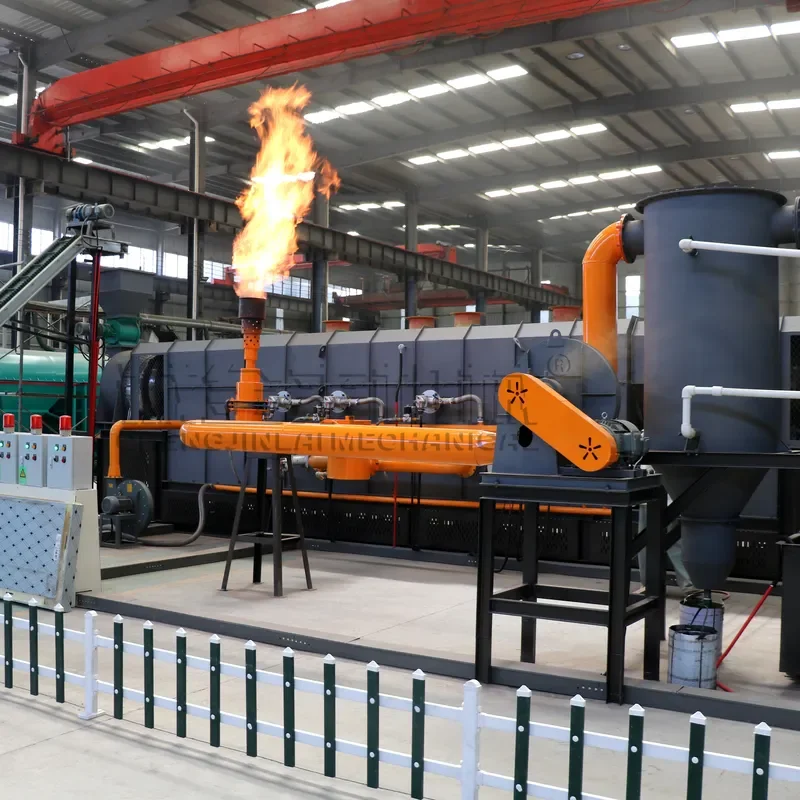 Smokeless Continuous Biomass Carbonization Furnace Auto-Activated Carbon Production Line for Coconut Shell Bamboo Chips Straw