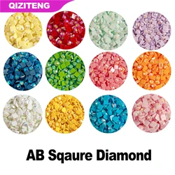 Single Color AB Square Diamond Beads for 5D Diamond Paintings Resin AB Diamond Painting Drills 2.5mm AB drills 1000/2000Pcs