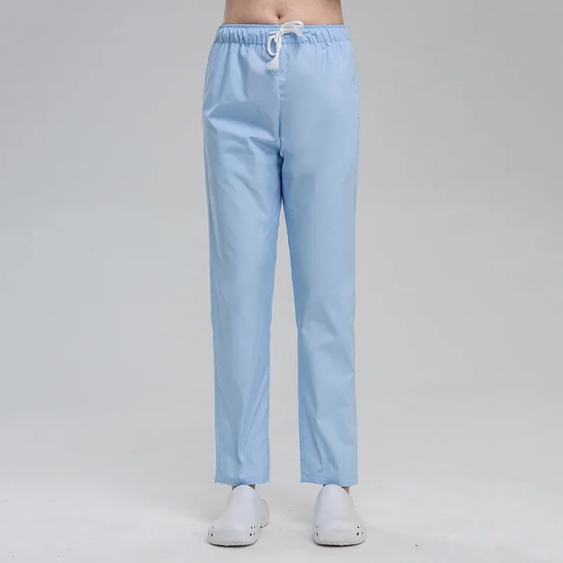 Pantaloni da infermiera pantaloni da lavoro da infermiera per clinica per animali domestici elastici di alta qualità tinta unita per la cura dei denti spazzolatura dei vestiti da lavoro del medico femminile