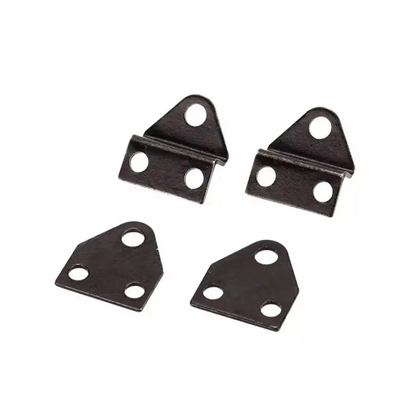 4Pcs Hard Leaf Spring Suspension barra in acciaio inossidabile per 1/10 Crawler Car Axial SCX10 F350 RC4WD D90 TF2 Tamiya Truck Kit