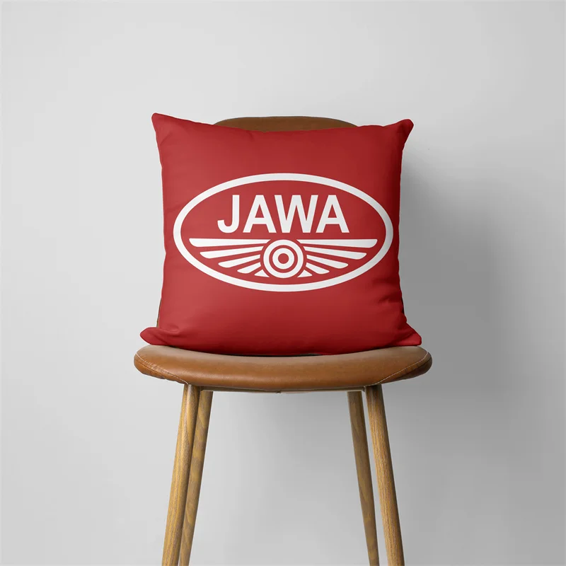 Jawa Motorcycles Pillow Case Home Decorative Gift Sofa Car Cushions 45x45cm Square Pillowcase Chair Pillow Cove 504