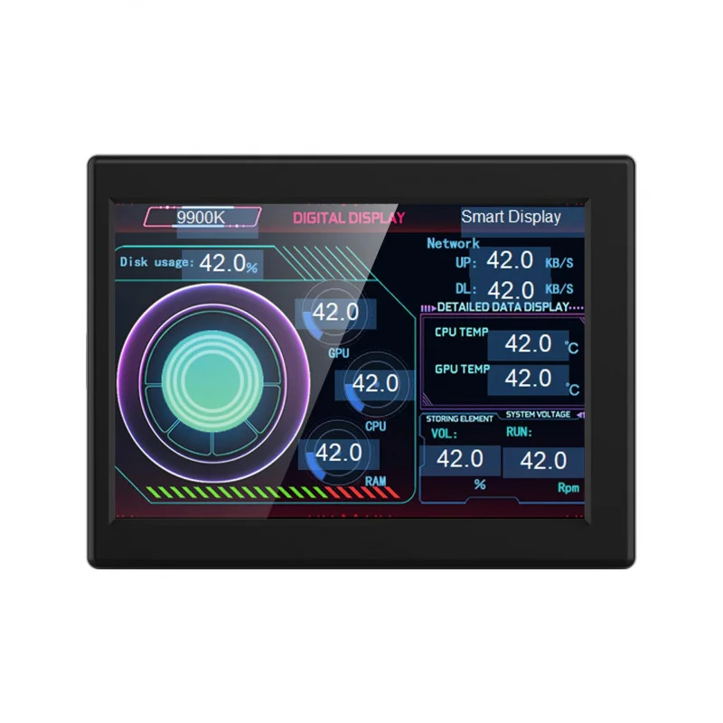 

Chassis Auxiliary Screen3.5InchIPS TYPEC USBChassis Auxiliary Screen Computer MonitoringusbSecondary Screen FreeAIDA64