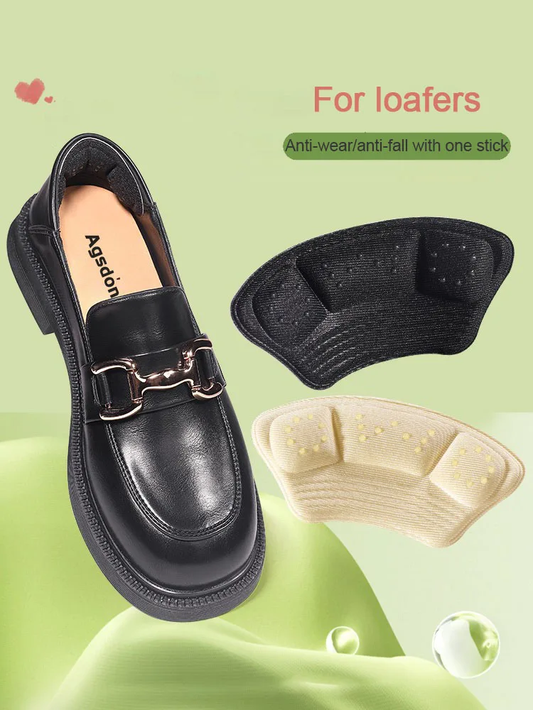 Pegatinas de tacón alto para zapatos informales, protectores de talón, plantillas de tamaño retráctil, almohadillas antidesgaste para pies, cojín de tamaño ajustable