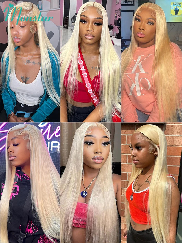 613 Hd Lace Frontal Wig 13x4 13x6 360 Honey Blonde Colored Straight Lace Front Human Hair Wigs Original Brazilian Wigs For Women image 7