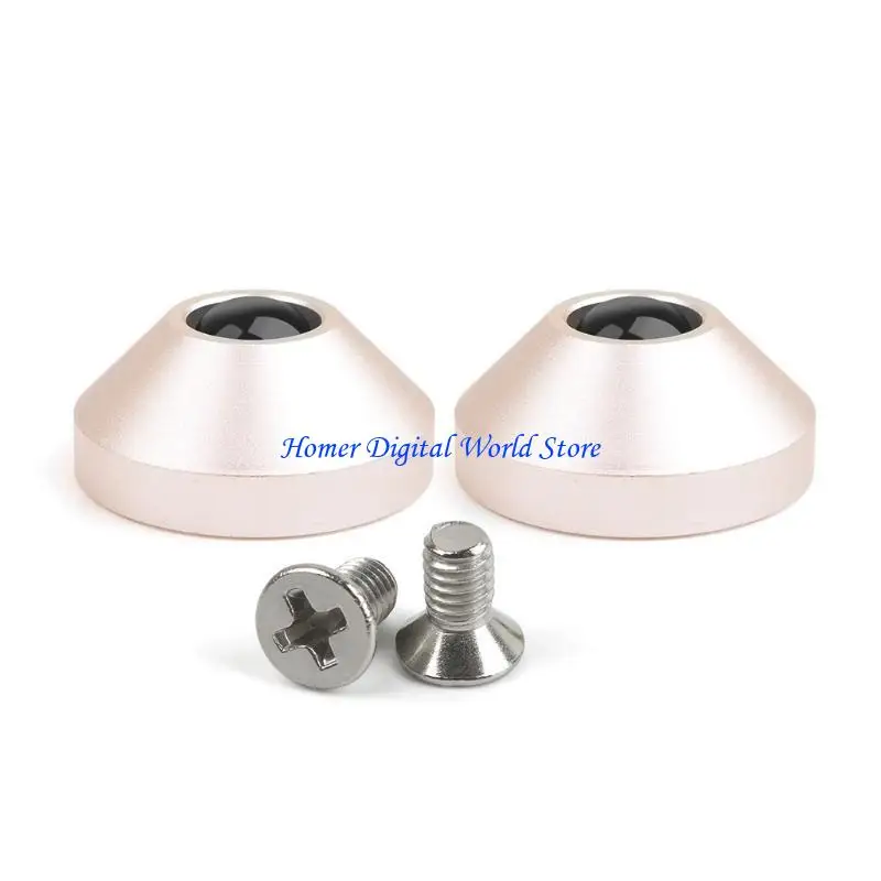 

H55F Mechanical Keyboard Metal Anodized Aluminum Cone Feet Alu Support Pad 2Pcs