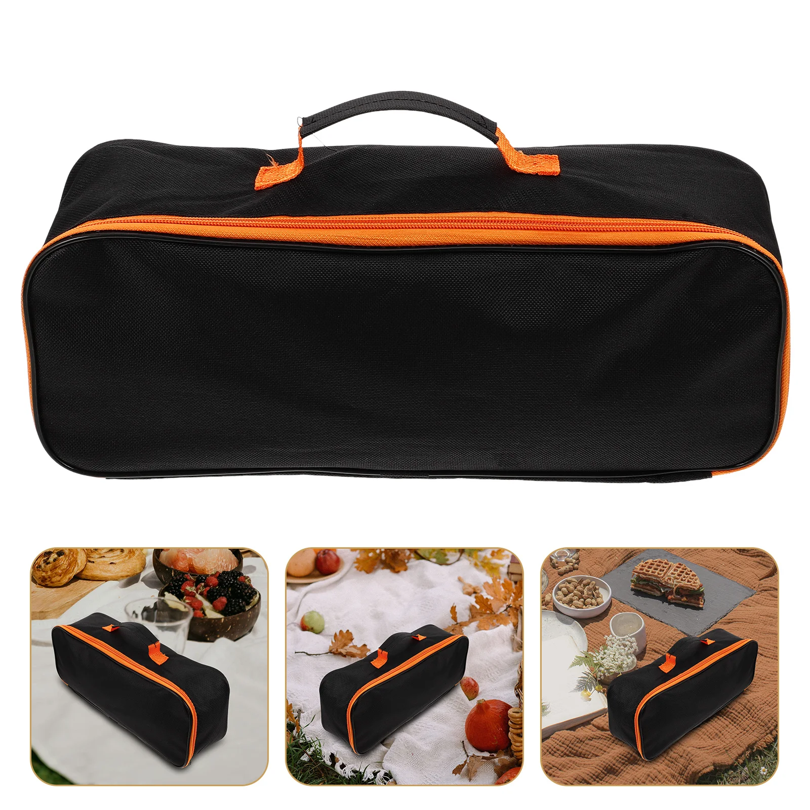 

Outdoor Grill Tool Storage Bag Spacious Oxford Cloth Camping Picnic BBQ Accessories Portable Hardware Container