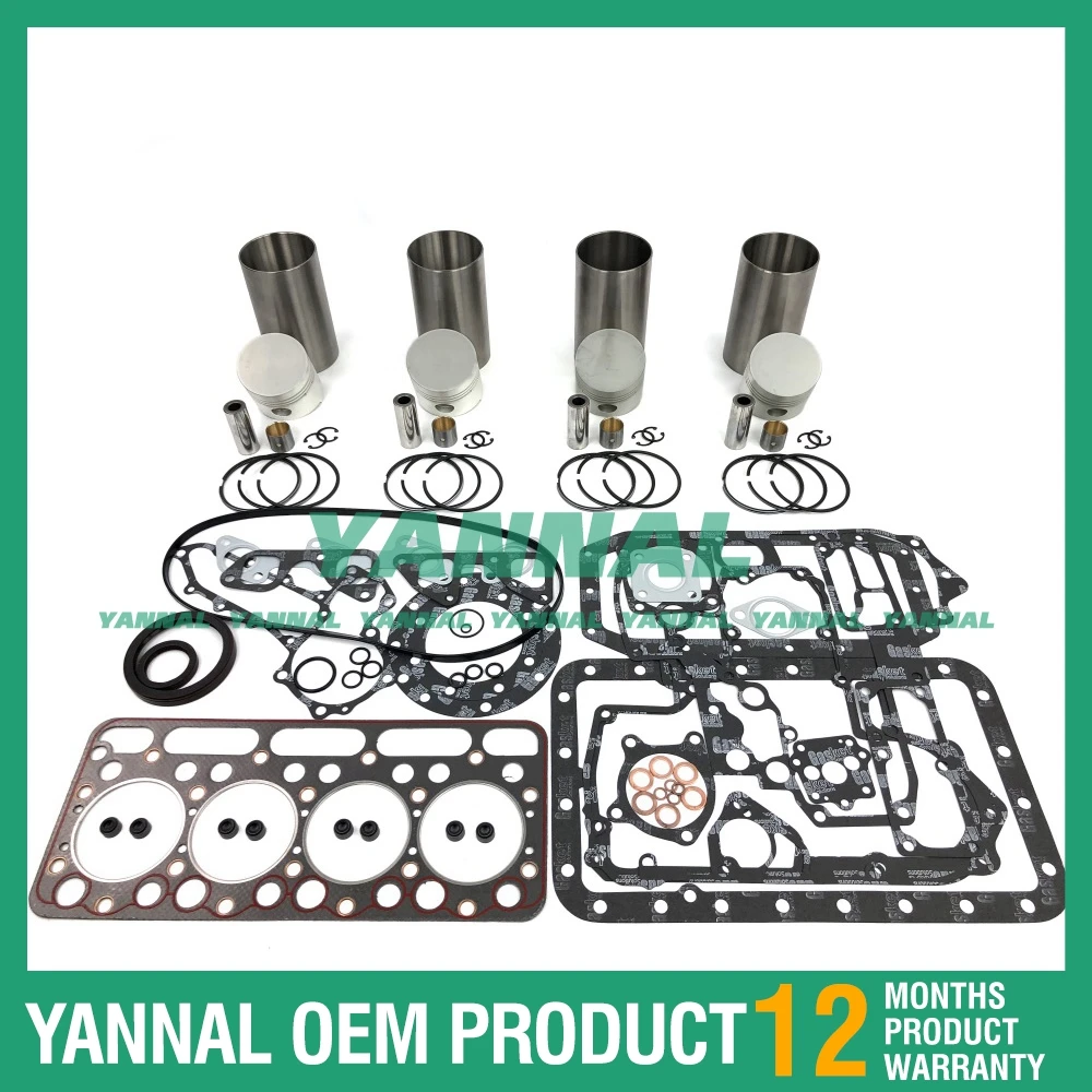 

V1702 Cylinder Liner Kit With Gasket Set For Kubota Engine Parts