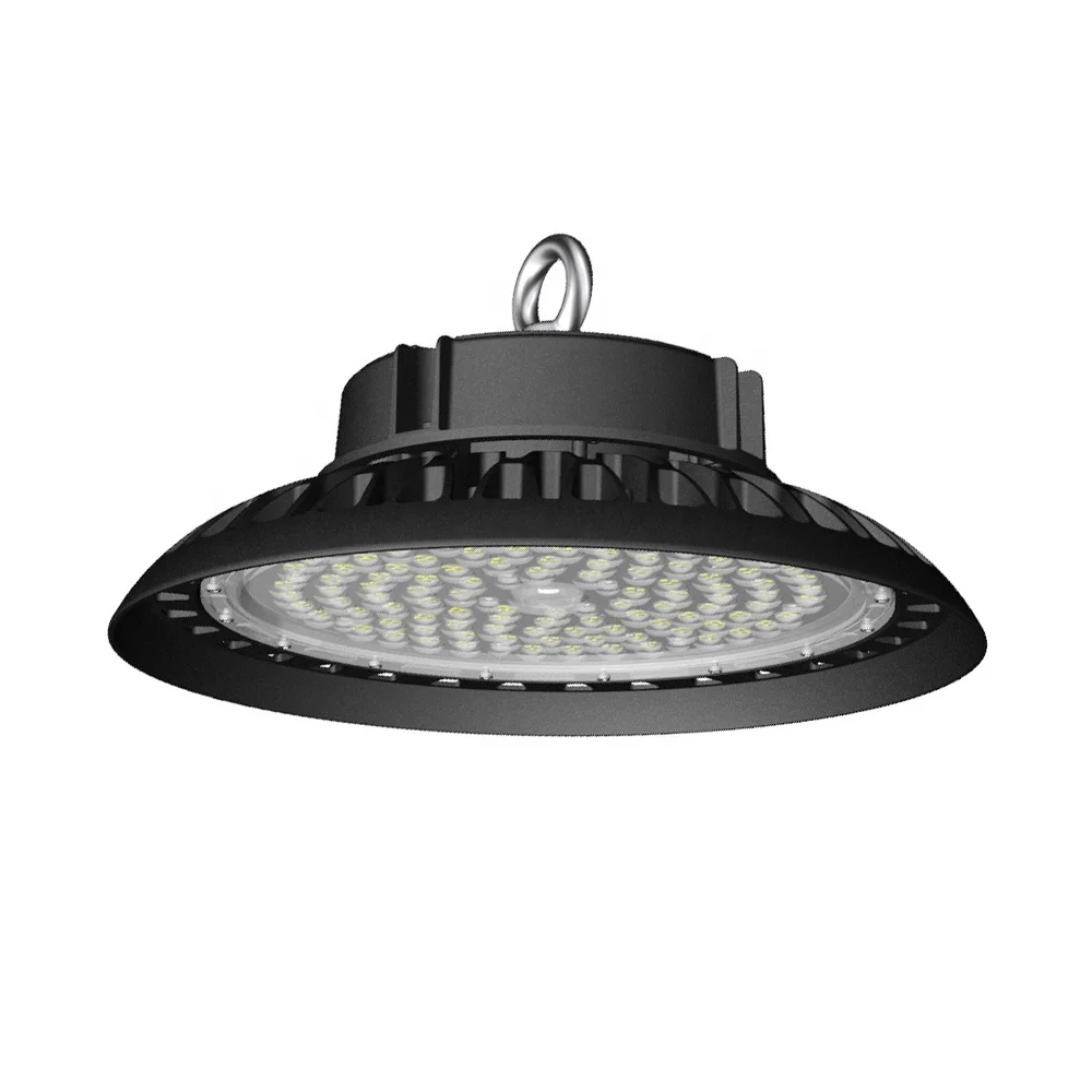 Lampu gudang 130lm/w ~ 150lm/w, lampu led UFO industri toko kerja 60w 100w 150w 200w