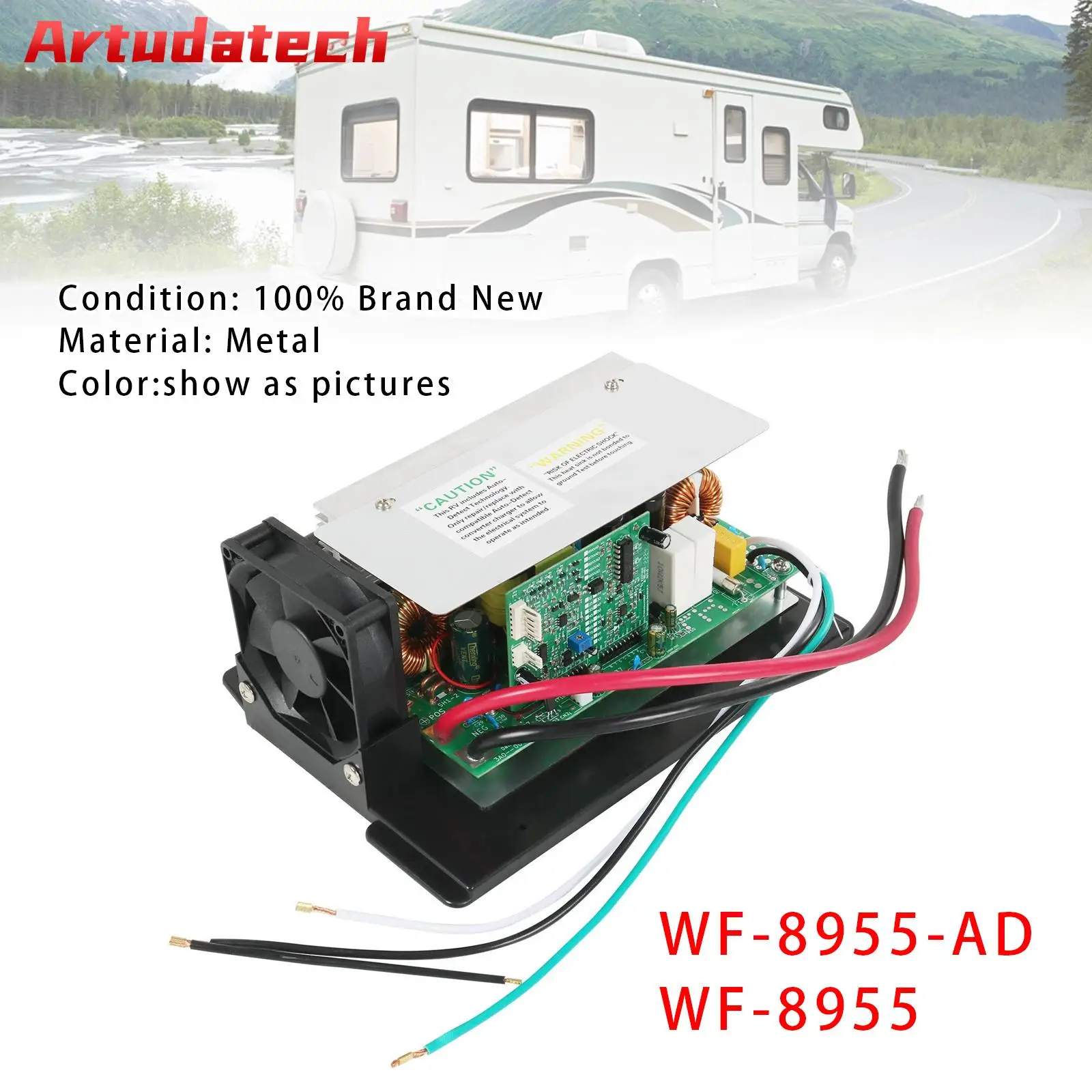 

Artudatech WF-8955-AD-MBA RV преобразователь мощности 55-амперная основная плата постоянного тока в сборе для WF-8955