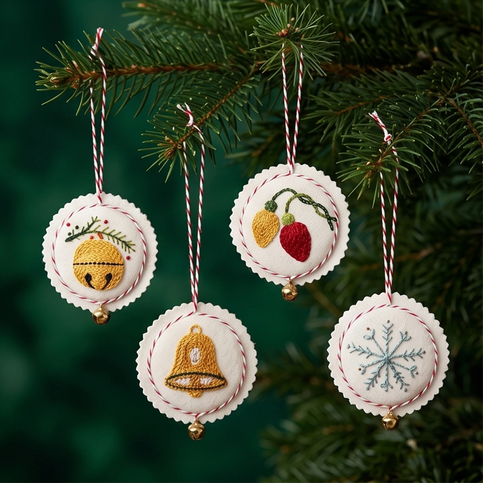 Kit di ricamo natalizio, pende - Embroidery Xmas Decorations recensione e prezzo