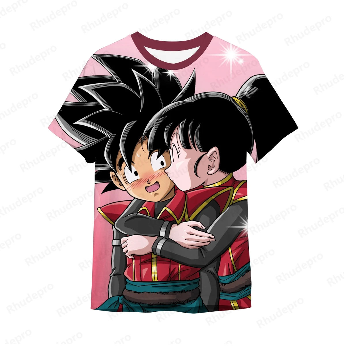 

Clothes Men Goku Harajuku Style Vegeta High Street Dragon Ball Couple Outfit Gym T-Shirt Man Short Sleeve Tee Tops 2025 Boy Girl