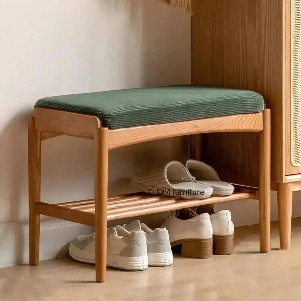 Sillas Modern Entrance Hall Shoe Bench Nordic Hotel Mid Century Luxury Shoe Bench Dressers Design Para Salon Home Furniture