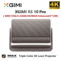 XGIMI RS 10 Pro 4K Tri Laser Projector 3000CVIA Lumens 4+64GB lMAX Enhanced  WIFI6 3D Android Home theatre