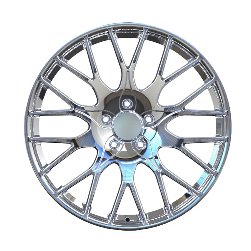 Custom Forged Wheels 15 16 17 18 19 20 21 22 23 24 26 Inch Multi Spokes Polished Silver Aluminium Car Wheels for Porsche 2023