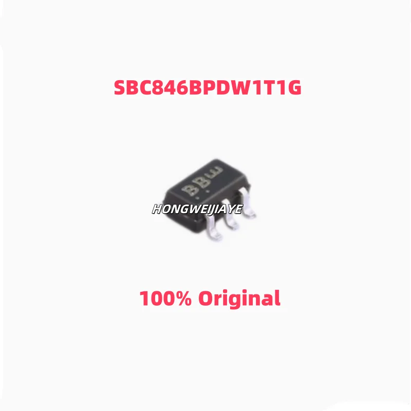 

10PCS 100% New SBC846BDW1T1G SBC846BPDW1T1G SBC856BDW1T1G SOT-363 Brand New Original Chips ic