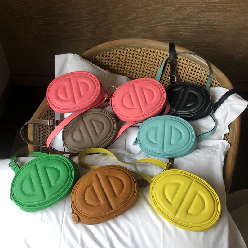 

Swift Oval Leather Mobile Phone Bag Single oulder Crossbody Chest Bag Genuine Leather Women's Piggy Bag 2025 New Sle