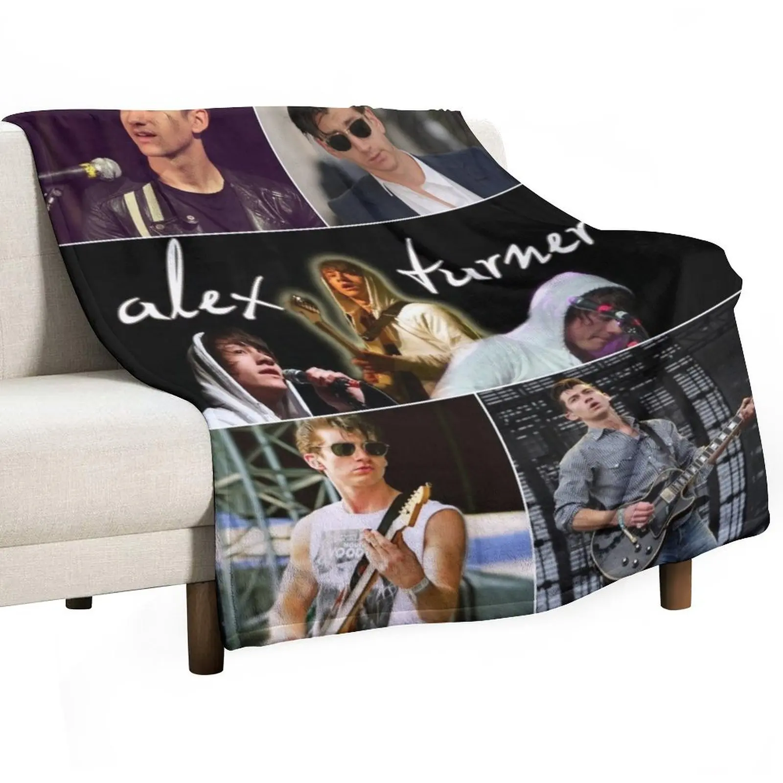 

Alex Turner English musician Beautiful Aesthetic Collage - 1 Throw Blanket Tourist Flannel Sofa Throw for babies Blankets