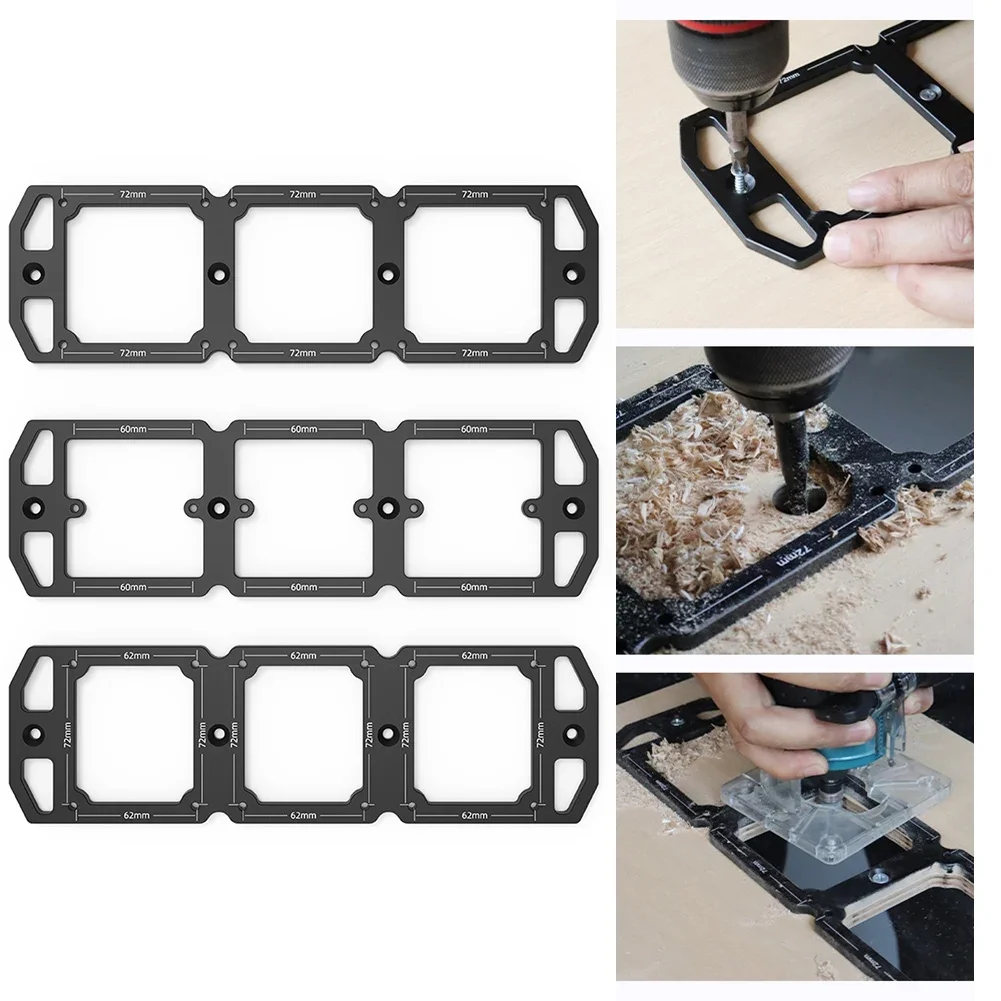 

86 Type Wire Box Template for Switch Socket Bottom Box Precise Positioning Easy Operation Aluminum Alloy Material