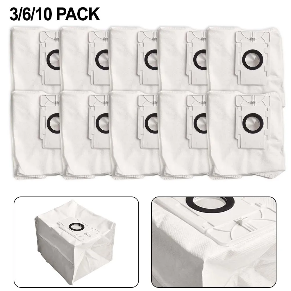 Sacchetti di ricambio per la raccolta della polvere per aspirapolvere robot Greenworks GRV3011 Facile da sostituire e mantenere l'efficienza dell'aspirazione