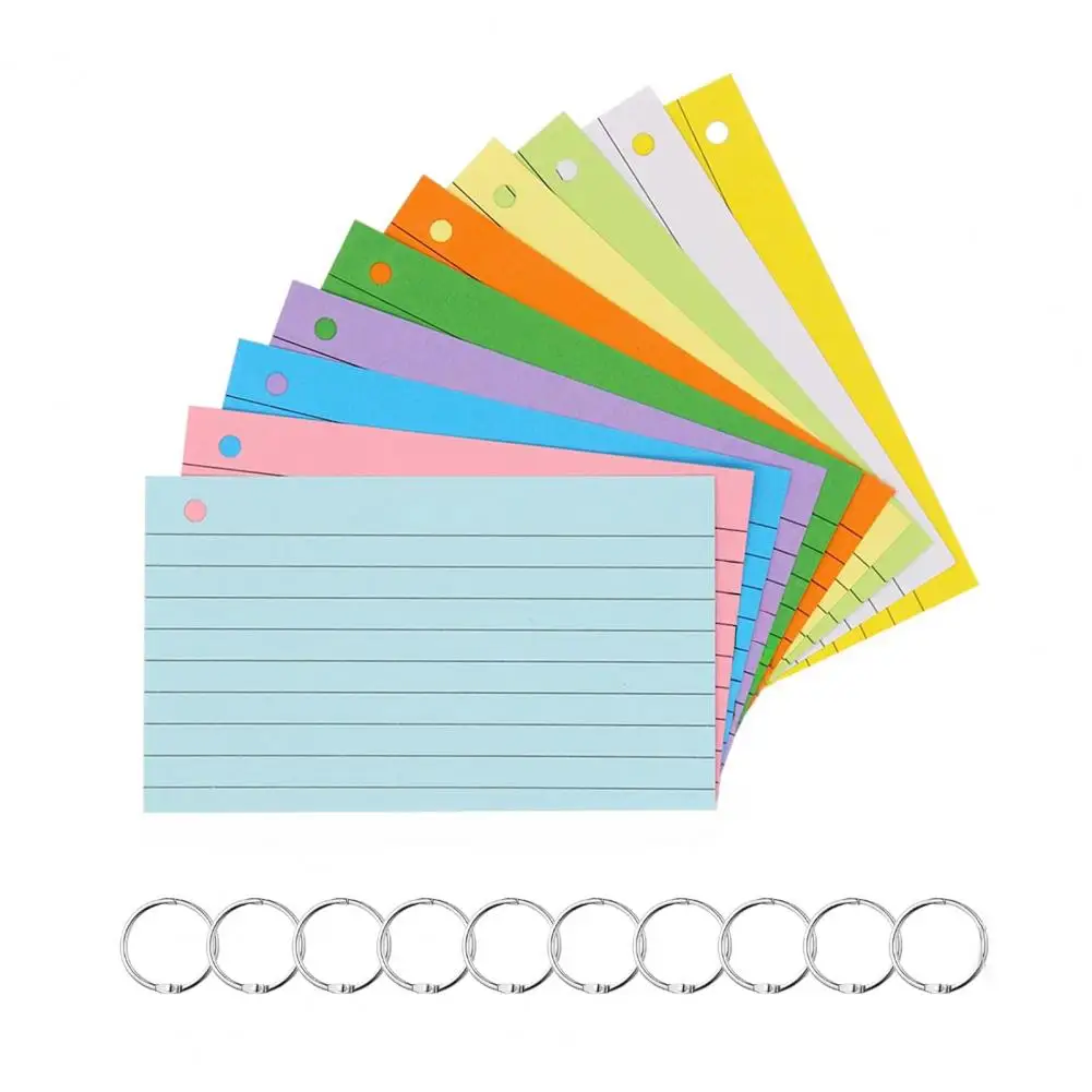ポータブルミニメモ帳、ポケットプランナー、スムーズなライティングコイル、デザインメモ帳、カラフルなインデックスカード、事務用品、10個