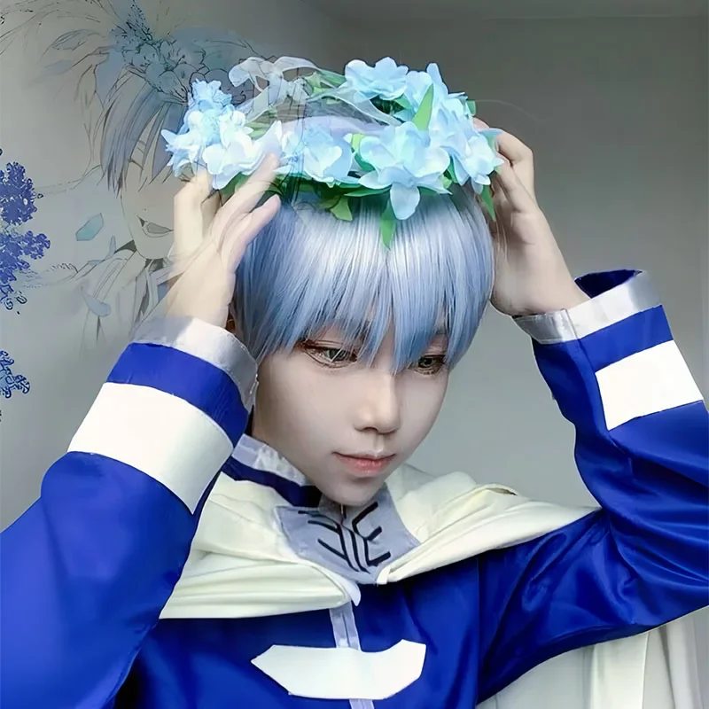 Postać Frieren Anime rekwizyty do Cosplay wieniec kwiatowy nakrycia głowy korona księżniczki codzienne akcesoria do nakrycia głowy prezenty